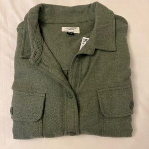 American Eagle Outfitters Olive Green Shirt